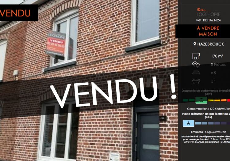 Vente maison à Hazebrouck - Ref.RDHAZ1624 - Image 1