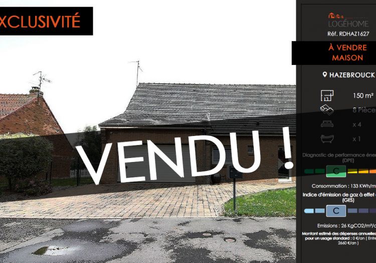 Vente maison à Hazebrouck - Ref.RDHAZ1627 - Image 1