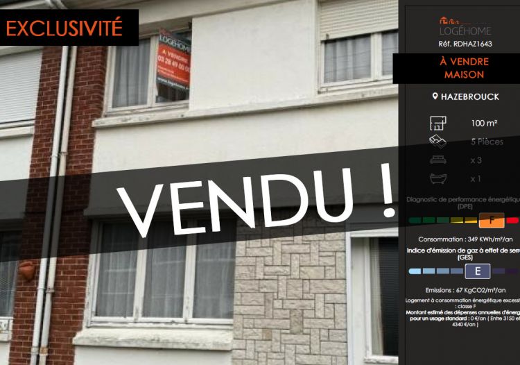 Vente maison à Hazebrouck - Ref.RDHAZ1643 - Image 1