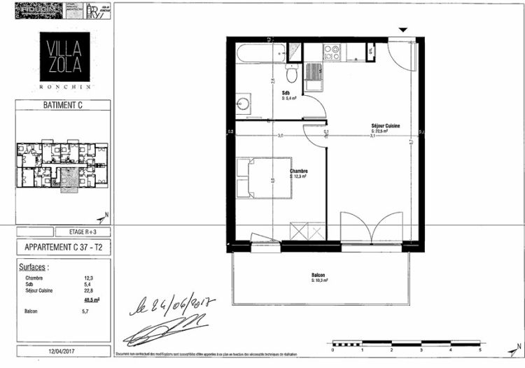 Vente appartement à Ronchin - Ref.MDRON003 - Image 3